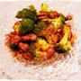 ホタルイカとブロッコリー炒め♪　Firefly Squid & Broccoli