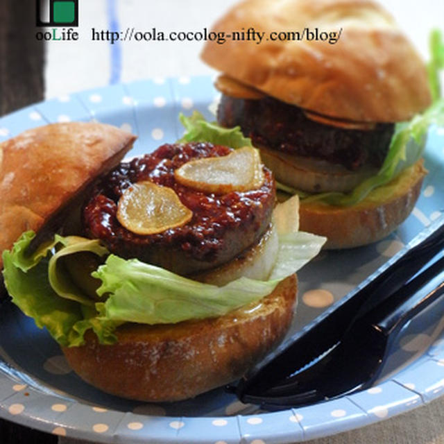 皮ごとれんこんバーガー*【連載中】おはなしSaladより*