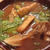 野郎飯流・春菊と油揚げ、舞茸の赤だし