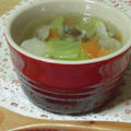 キャベツと舞茸の中華スープ