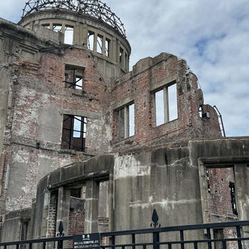 原爆ドームと再び宮島へ