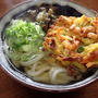 朝からしっかり「かき揚げ昆布うどん」