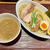 六甲道　麺・ヒキュウ　つけ麺　自家製麺全粒粉の麺の風味が良い　無化調スープの甘さは好みが分れる？