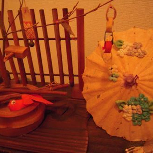 寿し　四海・紫陽花と七夕のレイアウトの空間