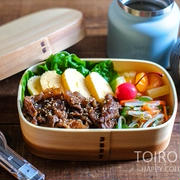 焼肉丼弁当と、今日のレシピ