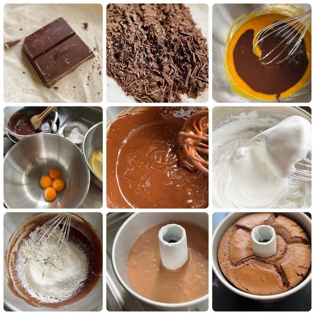 チョコレートシフォンケーキ