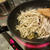 ゴボウでパスタ