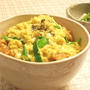 たまごがトロトロ。。。から揚げ丼で夕ご飯★