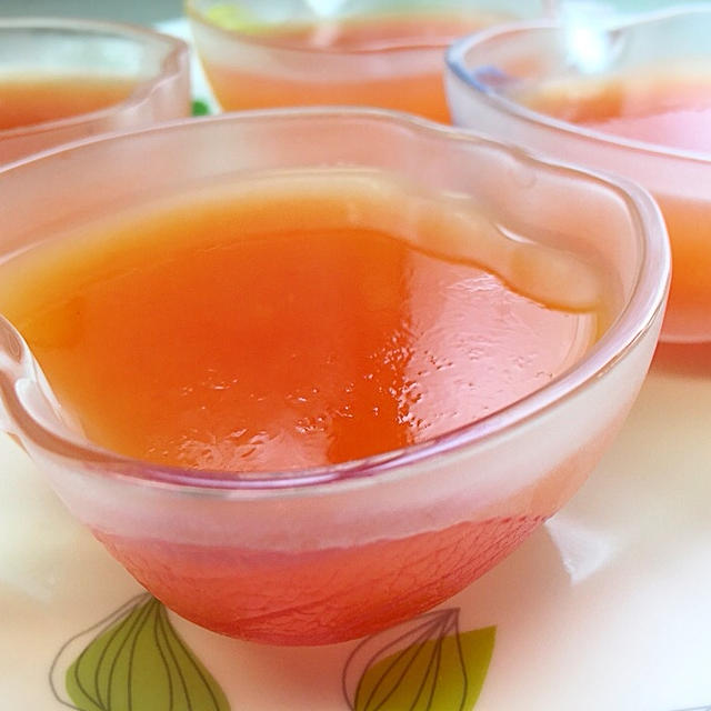 苦手なお野菜をデザートに♪プルプルトマトゼリーレシピが掲載されました