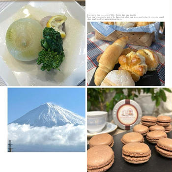 一日が短かった!!オーブン仕事と電子レンジで時短!「!新玉ねぎ丸ごと煮込み～雪が増えた富士山です