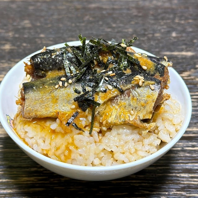 いわし味噌煮めし