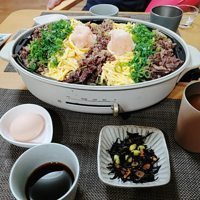 ”瓦そば”の晩ごはん