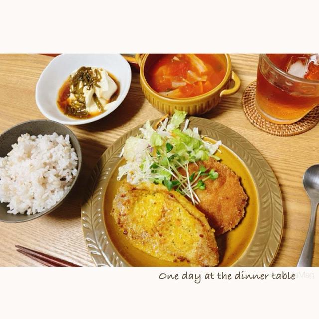 ある日の晩ごはん。