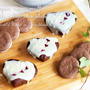 【レシピ・お菓子】ホワイトデーにも♡ココアヴィーガンマフィンのホワイトチョコソース