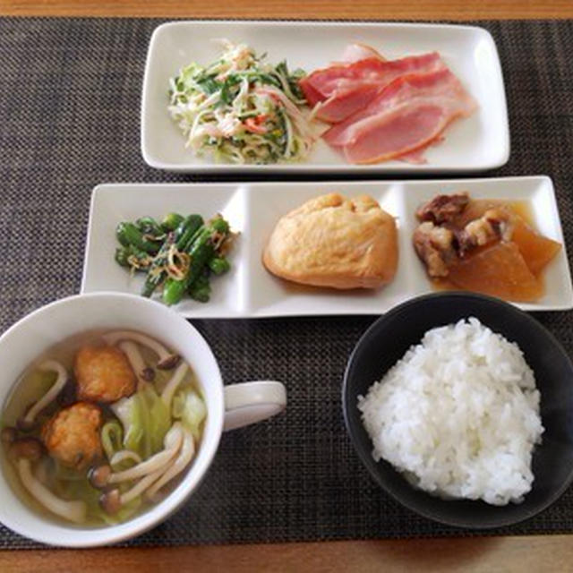 重ね着してコロコロ状態・・・牛筋大根煮♪・・♪