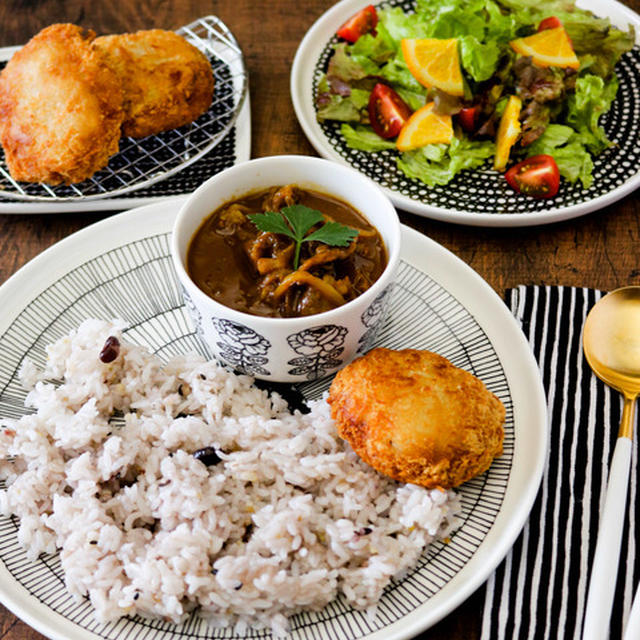 カレーライスの献立。～やっぱり人気があるんだ～