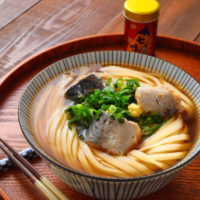 受験生を応援！あったか夜食 鯖缶うどん