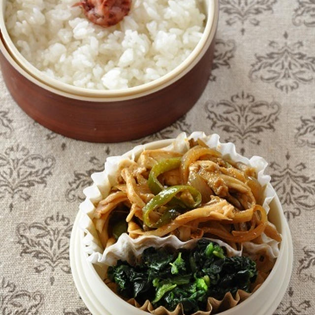 おかずの汁気は焼きのりでキャッチ♡朝詰めるだけ節約弁当