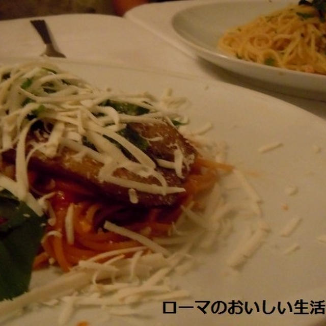いつものシチリア料理の店　ラ・ノルマと　ローマのナイトツアー♪