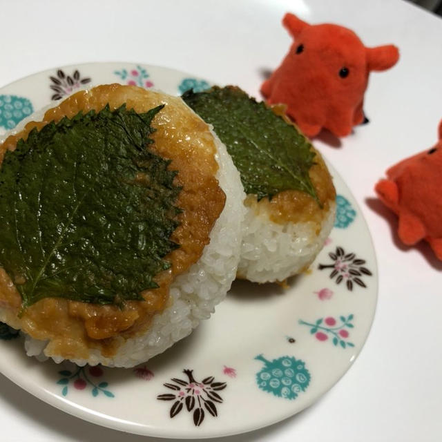 大葉香る味噌おにぎり｜新米を美味しく食べるレシピ／やる気★★