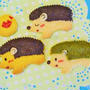 お雛様もち&お雛様ウズラ&ハリネズミクッキー♪