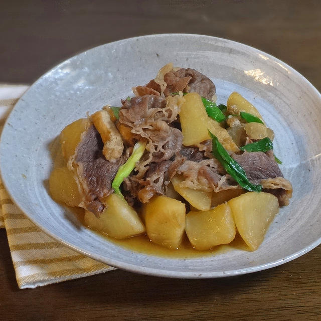 甘辛のコクある牛肉大根の旨煮