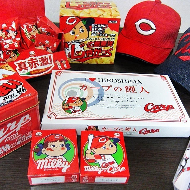 ペコちゃんもカープ女子♪広島カープとコラボしたお土産ピックアップ！