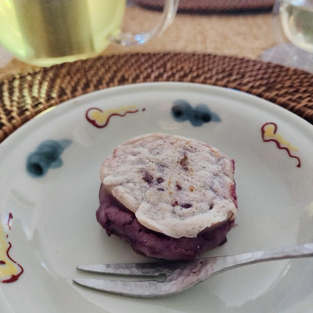 混ぜて焼くだけ！ポリフェノールたっぷり！　デーツあんこと紫芋のそば粉きんつば【プラントベース/PBWF/砂糖不使用/油不使用/グルテンフリー】