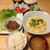昨夜は鶏とみつばの卵とじなど～