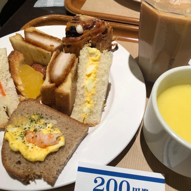 東京駅ヤエチカの神戸屋パン食べ放題に。