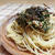 ニラ玉納豆パスタ