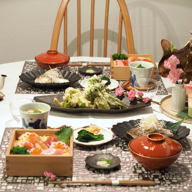 ひなまつりの食卓2020 〜りす子の初節句に便乗♪〜