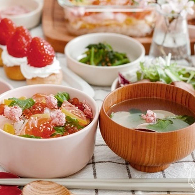 2022＊ひなまつりごはんと食器