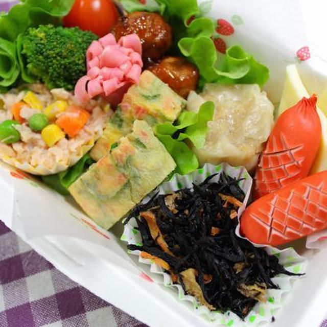 普通弁**使い捨て容器のお弁当