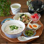 炊飯器で中華粥の昼ごはん