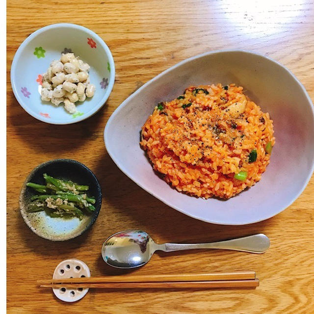 簡単＆節約の鯖缶・野菜ジュースリゾット～血液サラサラ～