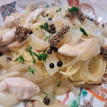 アミガサタケを食してみた。