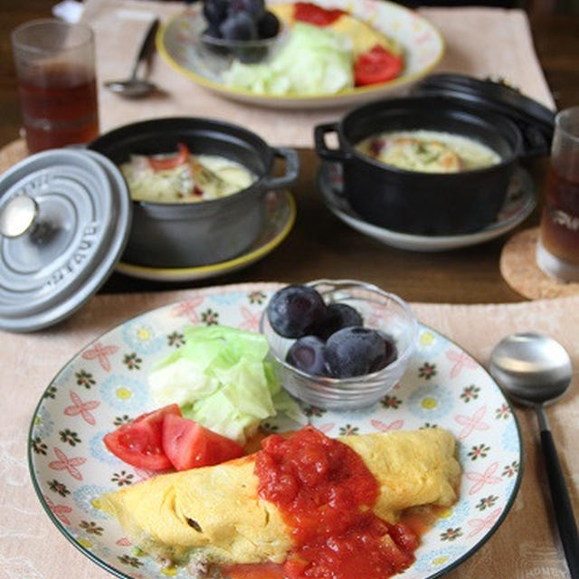 オムレツ と ミルク煮のオーブン焼き。鶏むね肉の黒ごま焼きのレシピ動画。