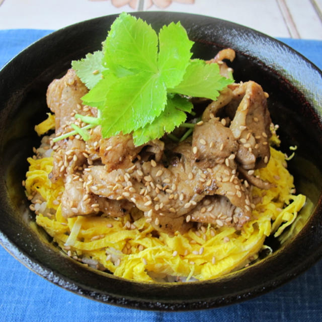 豚肉の生姜焼き丼