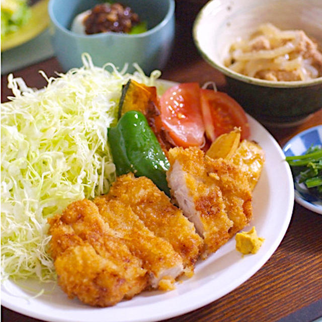 とんかつ☆シルクのような千切りキャベツと次の一手