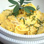 Pumpkin Alfredo with Sageセージ入りパンプキンクリームソースパスタ