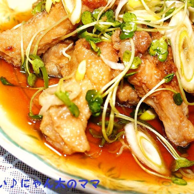 ＜鶏手羽元肉の唐揚げ♪甘酢漬け＞