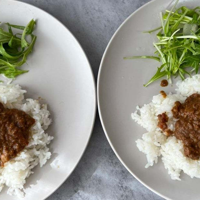 肉屋が作るスパイシーなキーマカレー　ビリヤニ風アレンジも　楽天で２P送料込み1000円　