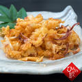 白いか（ケンサキイカ）の干物で作る天ぷら