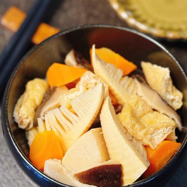 春の味覚を楽しむ♪ 作り置きに便利！筍と油揚げの風味豊かな煮物レシピ