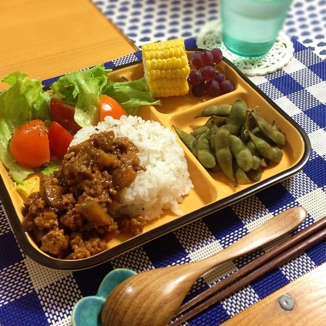 【スパイス大使】少しの材料でパパッと完成！「茄子と挽肉のキーマカレー風」子供用も作り分け不要♪