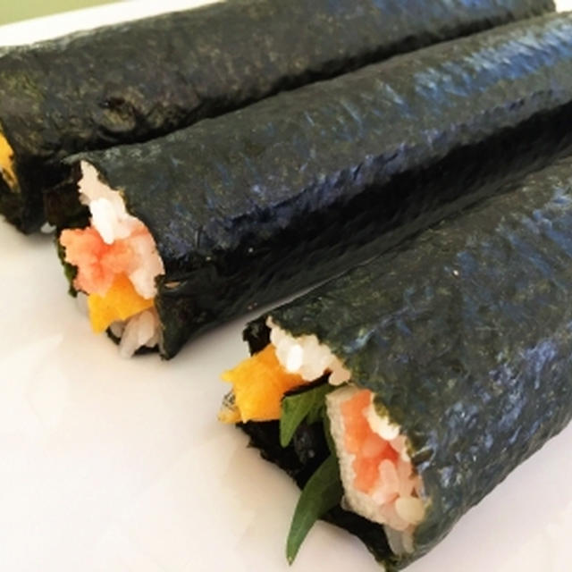 恵方巻きを作って我が家の節分♪