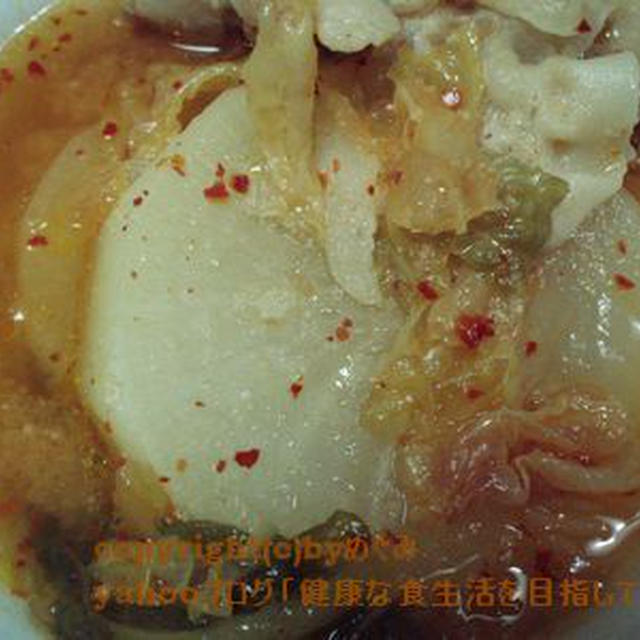 大根キムチ煮