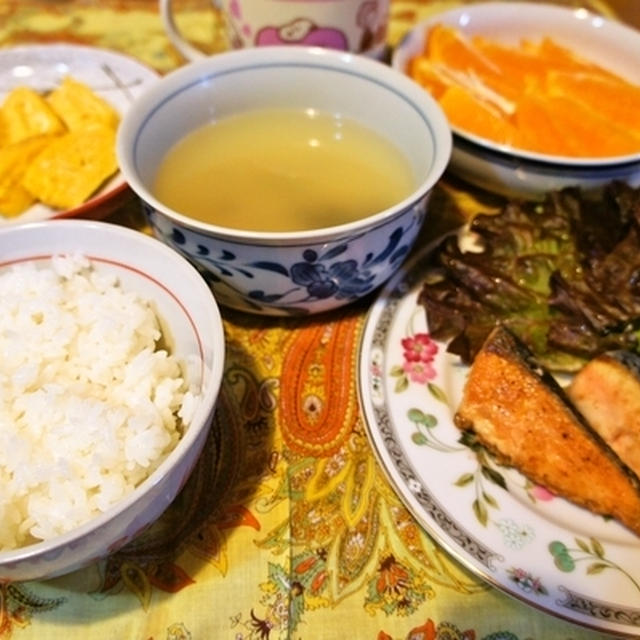 今日の朝ご飯