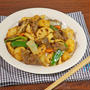 カラダ温まる 牛じゃがと根菜きのこのカレー炒め